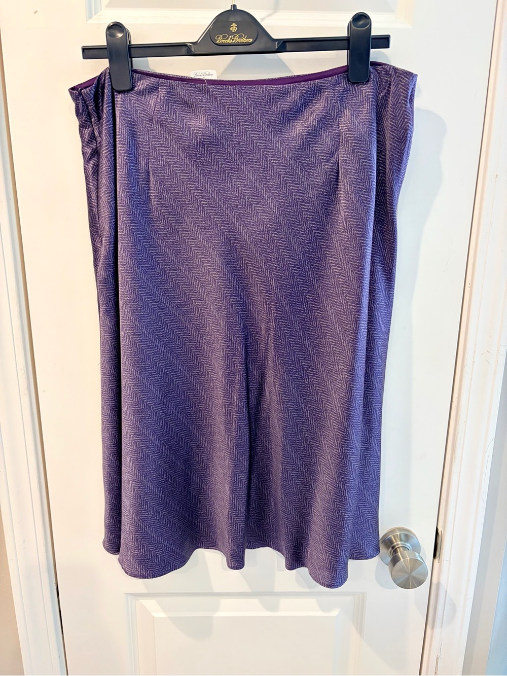 Brooks Brothers Purple A-Line Skirt